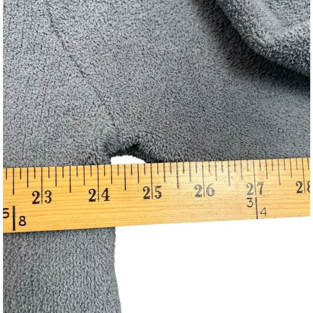 David Archy Gray Fleece Crewneck Sweatshirt Soft Cozy Pullover - XL
